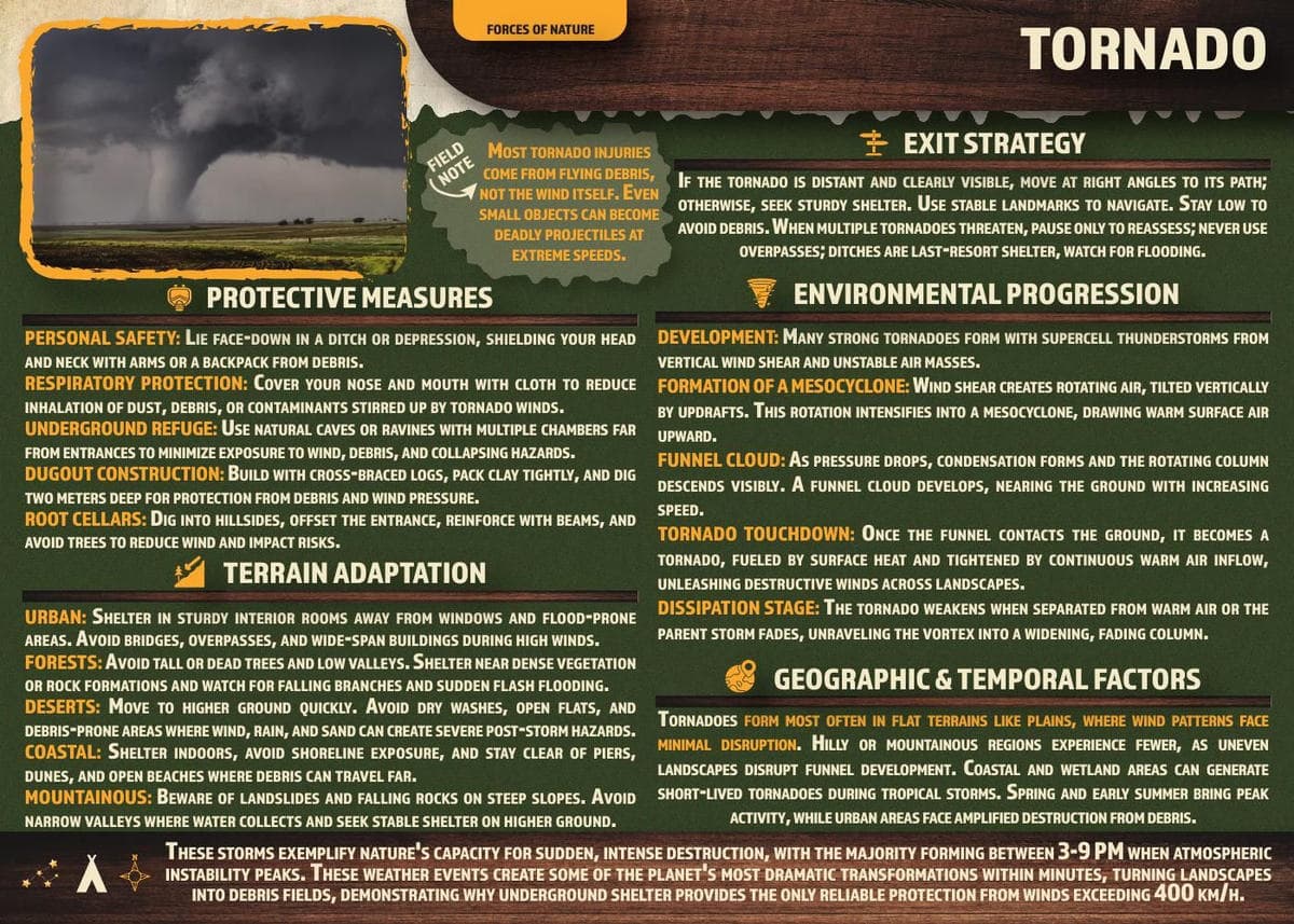 TORNADO reference card